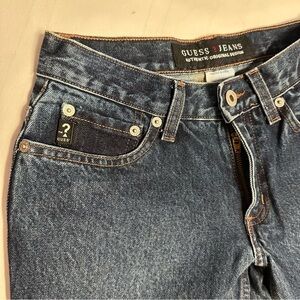 Guess Women's Straight Leg Jeans - Dark Blue